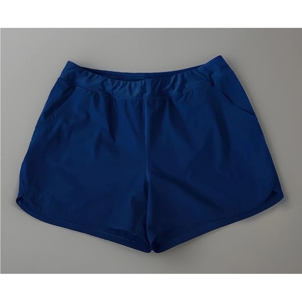 Lands' End Blue Quick Dry 5" Inseam Quick Dry Pull On Shirts Size 22W